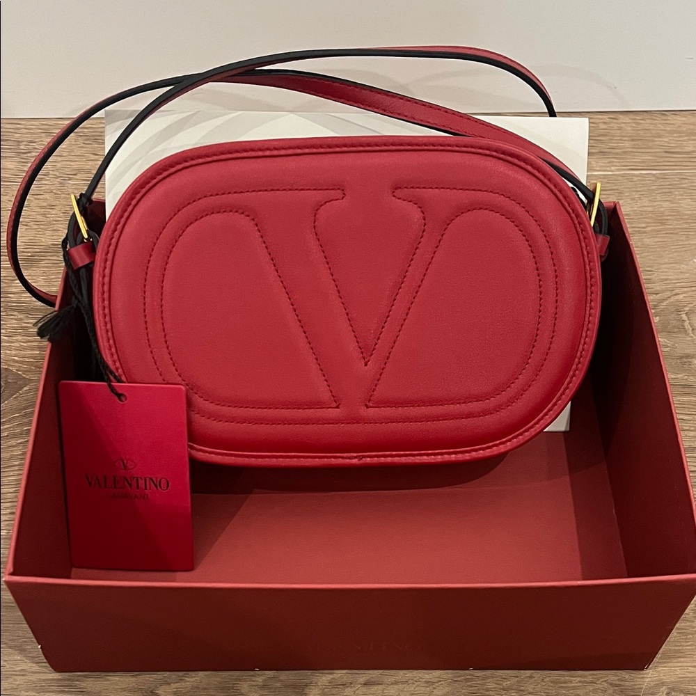 Valentino Bold Red Crossbody Bag